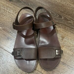 Noah’s biblical sandals size 41 dark brown